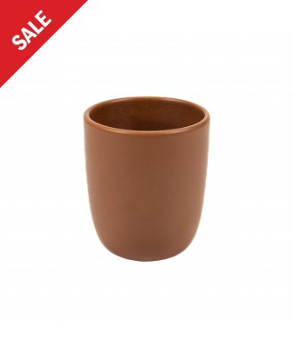 Ceasca ceramica pentru cappuccino, 9 cm, Mira Brown - VILLACER